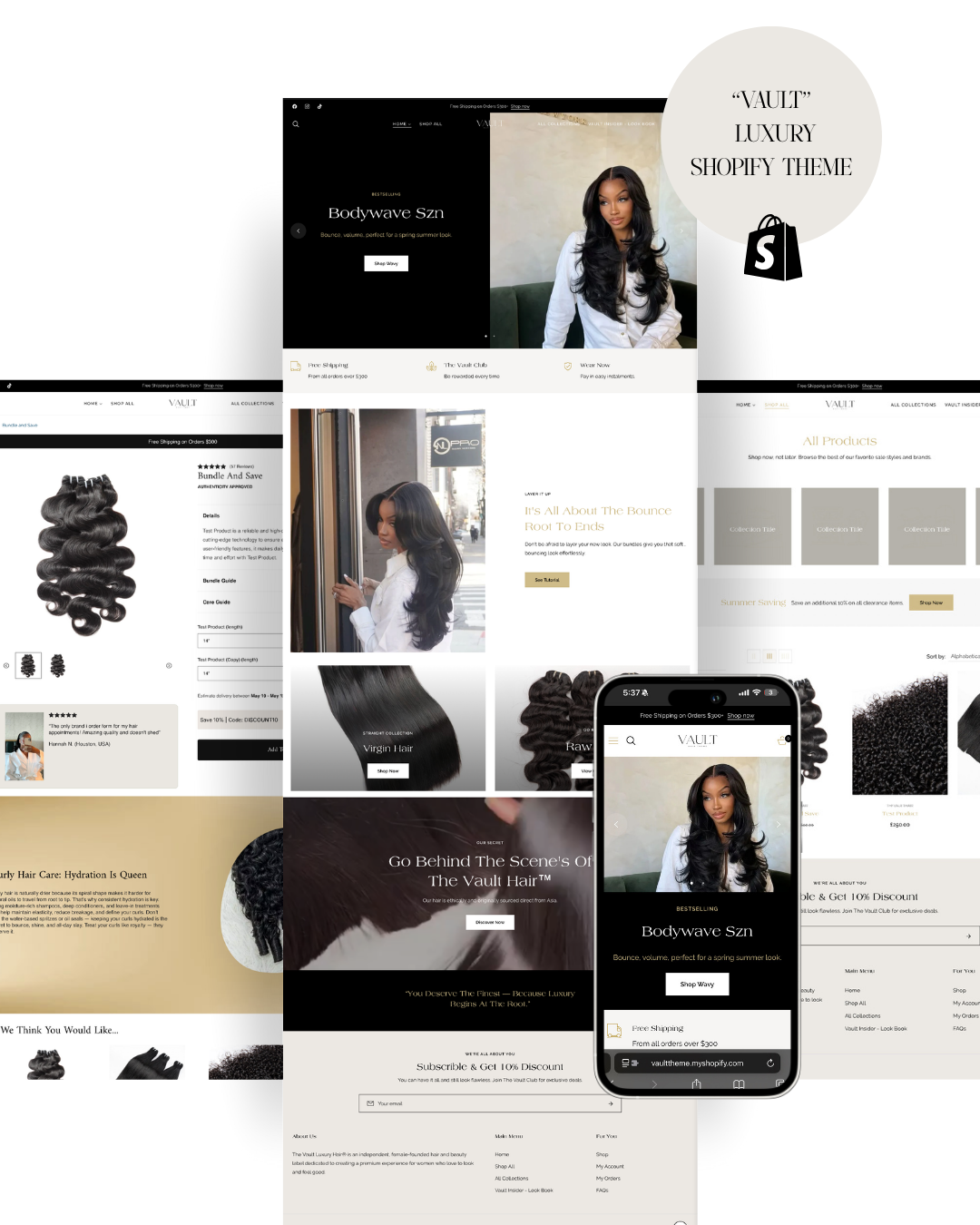VAULT Luxury Shopify Theme