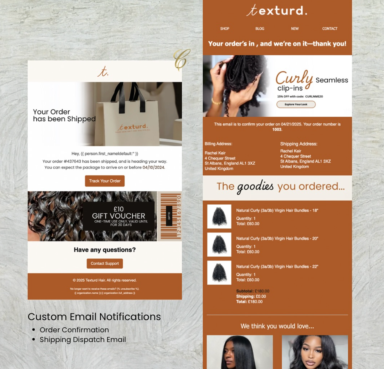 Email Templates - One off Email Design