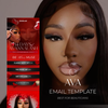 AVA Email Template for Beauticians | Luxury Beauty Campaign Design